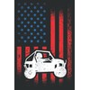Patriotic Utv Driver, American Flag Utv Sxs Side-by-Side: Lined Journal