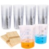 Oungy 100PCS Plastic Mixing Cups for Epoxy Resin 600ml (20oz)