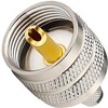 tunghey 2Pack PL259 Crimp Connector PL-259 Plug Male Connector pl259