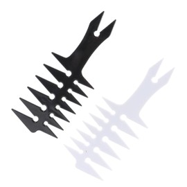 FRCOLOR 2pcs Vintage Wide Tooth Hairdressing Combs for Men Stylish Hair Brush Hair Salon Supplies Double Sided Barber Combs Daily Styling Random Color