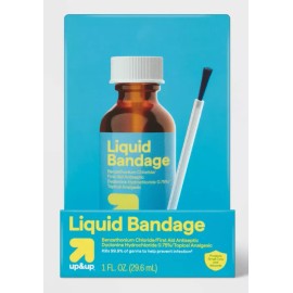 Liquid Skin Up & Up Liquid Bandage 1 fl oz Compare New-Skin Liquid Bandage