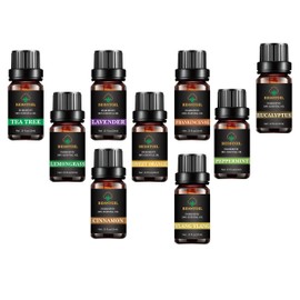 Ätherische Öle Set von TOP9, aromatisches Aromatherapie Duftöl Geschenkset mit 100% Aromatherapie