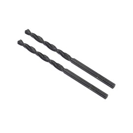 CoCud 6542 High Speed Steel Twist Drill Bits, 3.3mm Diameter 65mm Length, Black Oxide Straight Twist Jobber Drill Bit - (Applications: for Metal Woodwork Plastic Aluminum), 2-Pieces