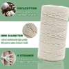 Ewparts Macrame Kit for Beginners Macrame Cord 3mm 328 Feet