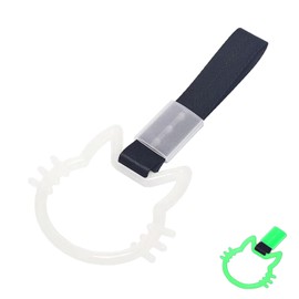 Alpha Depot Hanging Leather Cat Hanging Leather Sling Ring Cat Cat Shaped Car Interior Accessories Dress-Up Handrail Decoration Passenger Seat Rear Seat Old Car Racer Assist Grip Easy to Grip Cute