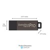 Centon S1-U3P31-32G Electronics USB 3.0 Datastick Pro (Charcoal Metallic), 32GB