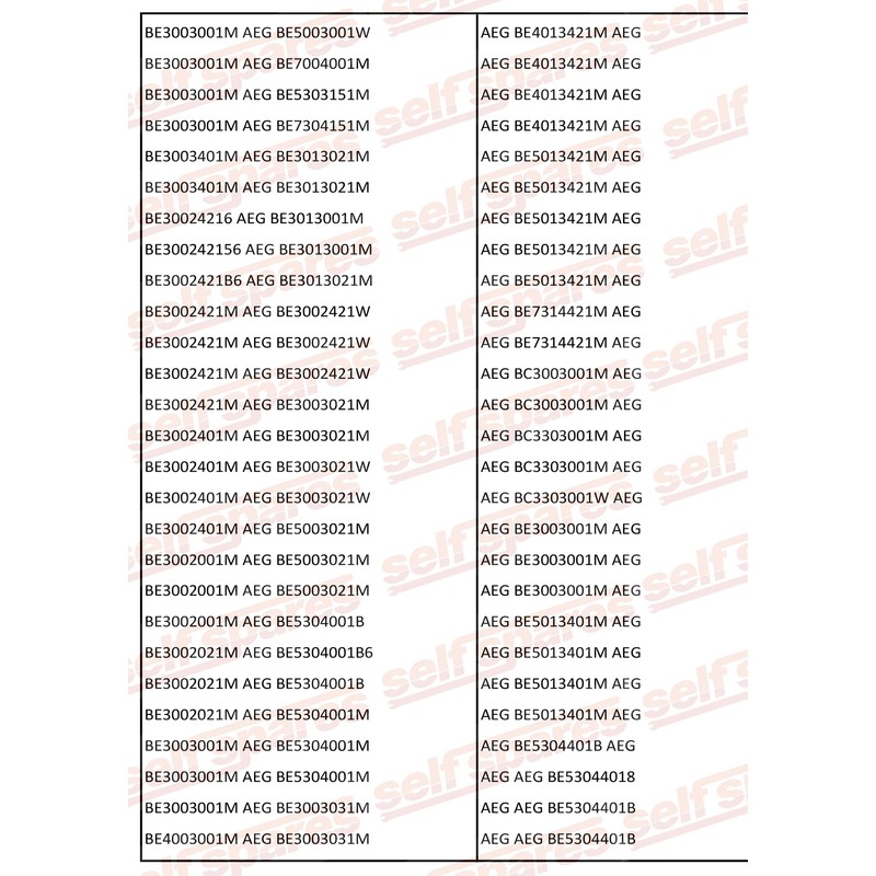 Oven Seal Compatible with AEG Electrolux Zanker Zanussi Oven Cooker