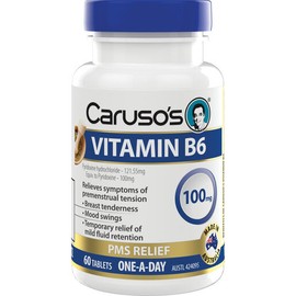 Caruso's Natural Health Carusos Vitamin B6 100mg 60 Tablets