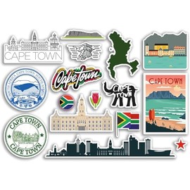 Cape Town Sticker Set A5 Sheets Vinyl Sticker Luggage Laptop South Africa 79108