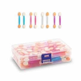 Nail art powder tip brush 4-color mix 120 piece set (WD9E48B) / 네일아트 파우더 전용 팁브러쉬 4색혼합 120개입 세트 (WD9E48B)