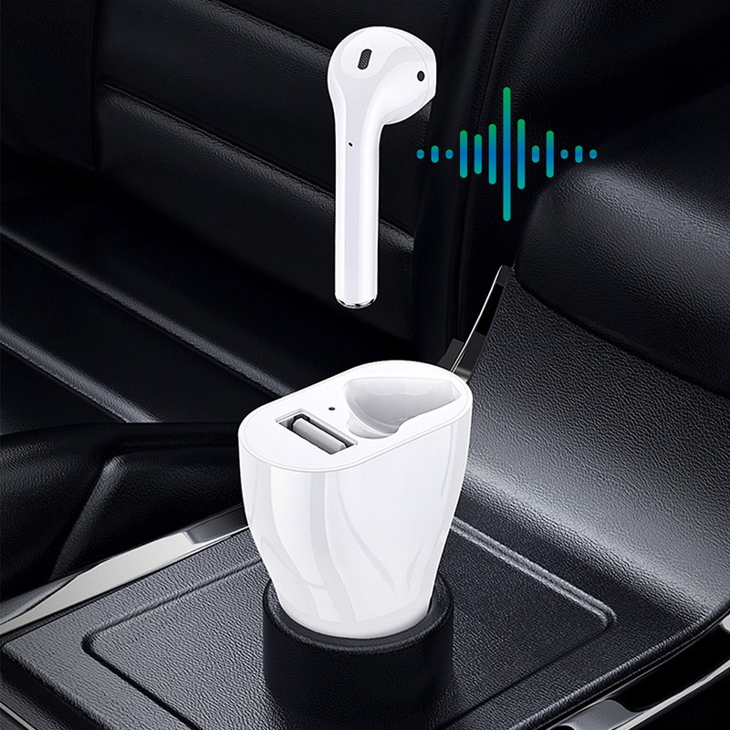 Vehiclemounted Car Charging Bluetooth Headset 5.0 Business Wireless Unilateral Earphone