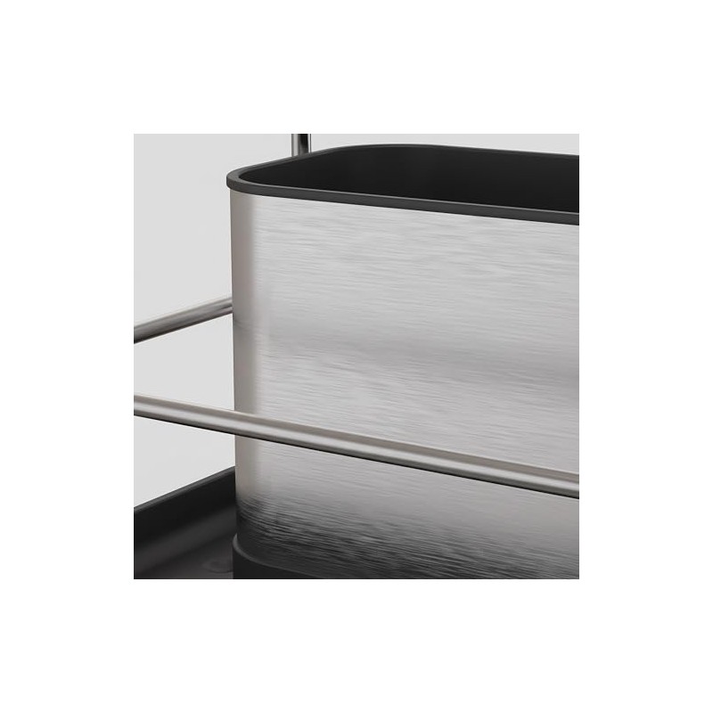 Relaxdays Sink Organiser, with Drip Tray and Sponge Holder, H