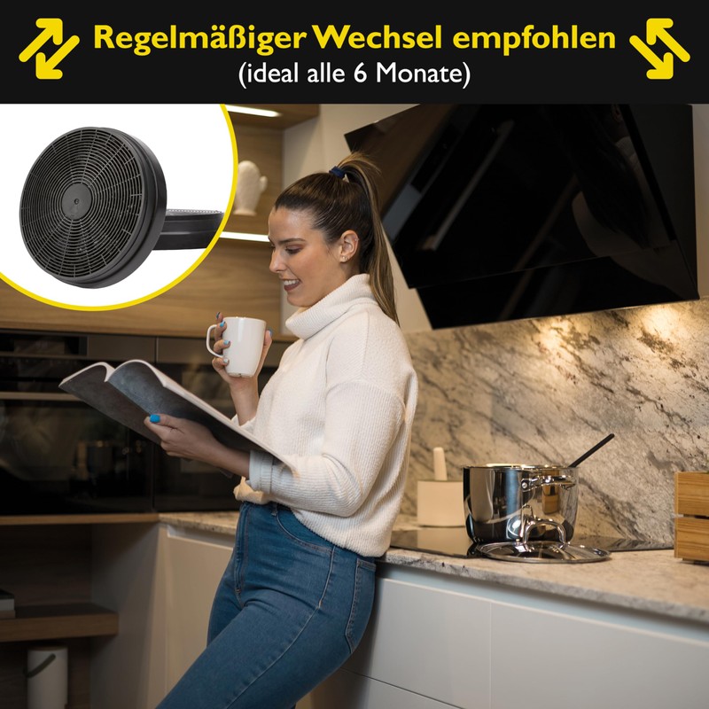 Bomann 256100 KF 561 for Showers 612/620/621 Carbon Filter Set