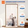 MAGZO Magnet Screen Door Fit Door Size 36 x 84,