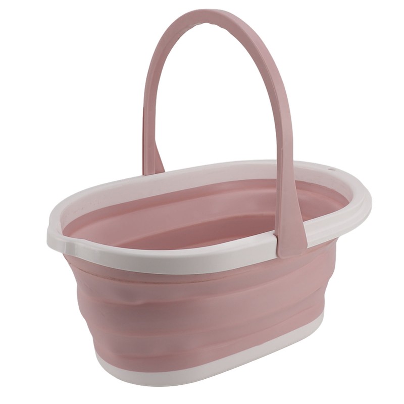 Collapsible Mop Bucket Sturdy PP Large Capacity Portable Handle Multifunction