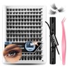Lash Clusters DIY Lashes Extensions Kit 156pcs Soft Fluffy Eyelashes