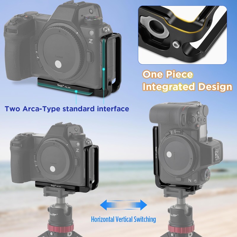 Haoge PNL-Z6II L Bracket for Nikon Z5 Z6 Z7 Z6II