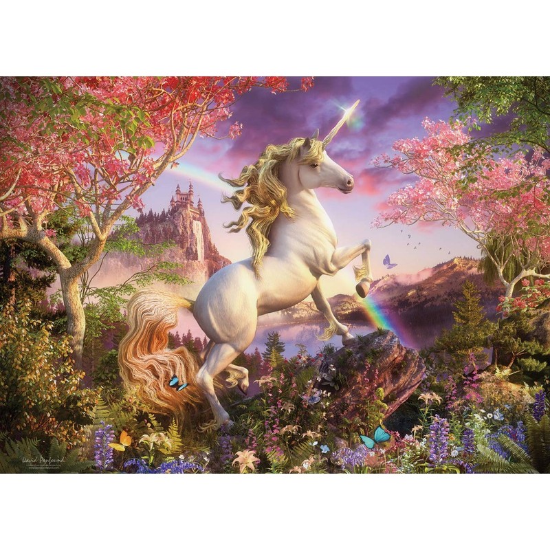 Cobble Hill 1000 Piece Puzzle - Unicorn - Sample Poster