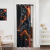 Chaohuan Black Wolf Door Curtain, Red Fire Eyes Fantasy Animal