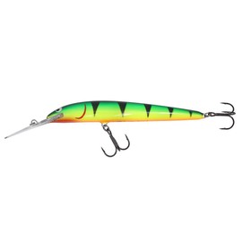 Northland Tackle Rumble Stick Fishing Lure, Freshwater Deep Diving Trolling Crankbait for Walleye, Perfect Lure for Any Kit, Hot Perch, Size #5, 5", 5/8 Oz