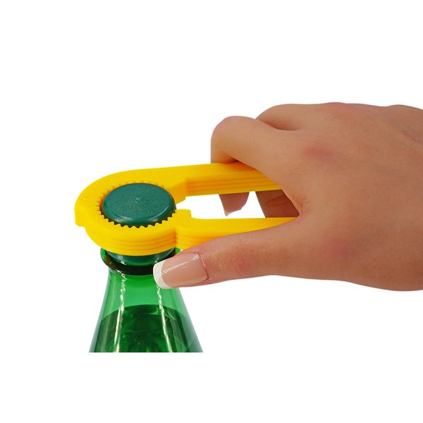 Compact Twist Beverage Water Bottle Opener and Tightener by Intulon