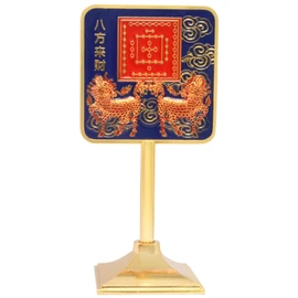 Feng Shui Estatua Ho Tu Espejo Mejorador Decoración Hogar Oficina Amuleto Riqueza Prosperidad Regalo Año Nuevo W5516
