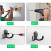 BIPEE 20Pack Coat Hooks, Heavy Duty Double Prong Coat Hooks