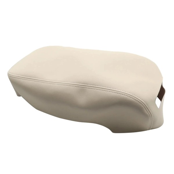 Unbranded New Center Console Lid Armrest PU Leather Cover Trim