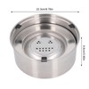 Dog Water Bowl Dispenser 304 Stainless Steel Spill Proof 3L