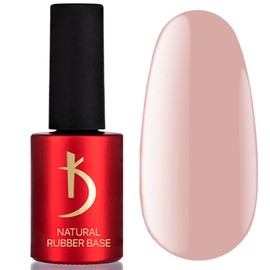 kodi professional Natural Rubber Base Camouflage French Color, Gel Nail Polish Coat (Base Natural Beige, 15ml.)