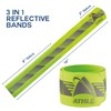 Athlé Reflective Bands 2 Pack - Adjustable 16" Neon Yellow