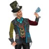 Leg Avenue Womens Costume With Tie, 3PC.Deluxe Mad Hatter,includes Multi