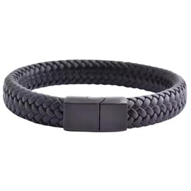 Pulseras de Cuero para Hombres – Pulsera de Cuero Trenzado – Regalos para Hombre Cumpleaños y Aniversario – Ideas de Regalo para Papa – Accesorios y Joyería para Hombre