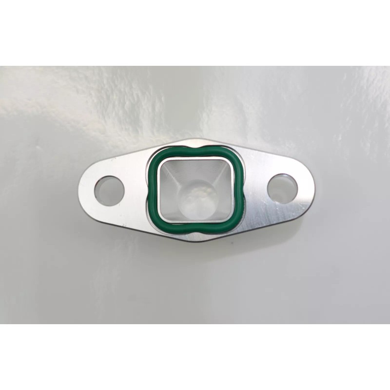 1320 Turbo OIL DRAIN FLANGE: T3/T4 - 8MM BOLT OFFSET