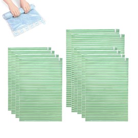 BLOCAM Compression Bag, Hand Winding Travel Compression Bag, No Vacuum Needed, No Pump Required, Compression Storage Bag, Clothes Compression Bag, Dustproof, Moisture Proof, Space Saving, Reusable