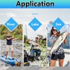 Icetop 3Pcs Pike Lures Set,3D River Fishing Tackle for Freshwater
