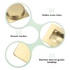 M METERXITY 4-Pack Recessed Finger Pulls, 2.75 Inch 304 Stainless