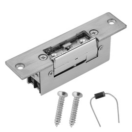 Adjustable Electric Strike Door Lock Double Unlock Mode Access Control Lock for Office Building Stainless Steel Doors,Locks and Accessories