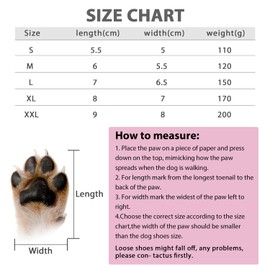 Avvrel Dog Boots, Set of 4 Dog Shoes, Dog Boots with Adjustable Reflective Straps and Non-Slip Sole for Small Medium and Large Dogs (XL, Pink)