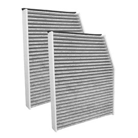 AUGREX 2 filtros de aire de cabina para Ford Transit 150 250 350 350HD 2015-2023 Transit 150 250 350 Diesel 2015-2019 Reemplaza BK21-18D543-AA PC99528C BK2Z-19N619-PAPA3000 PA00 CAF15044C