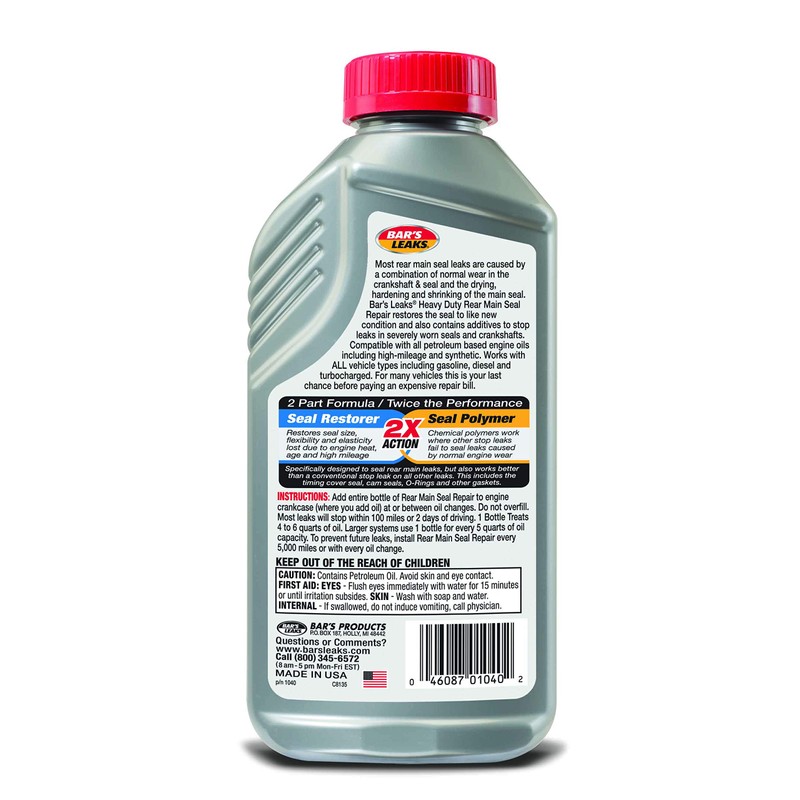 Bar's Leaks Rear Main Seal Repair, 16.9 oz