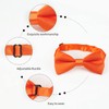 Alizeal Pre-tied Boy's Bow Tie Fancy Plain Adjustable Bow ties,