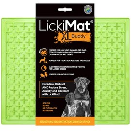 LICKIMAT X Large Breed Buddy Colchoneta para lamer Perros, calmante para Perros, alimentador Lento, Alternativa para aliviar la ansiedad a los Juguete
