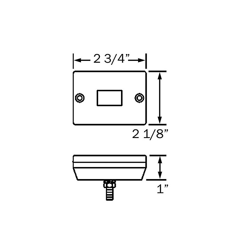 Optronics (MC36ABP) Surface Mount Marker/Clearance Light