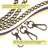 Swpeet 3Pcs Bronze Luxury Fashion 47 Inche Replacement Flat Chain