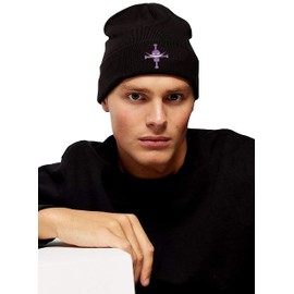 Whitebeard Logo Son Ruffy Luffy Naruto Saitama one Dragon Master Goku Ball Roshi Piece db - Wool hat Winter hat roll Cap Beanie hat Sailor hat Unisex Piece Black