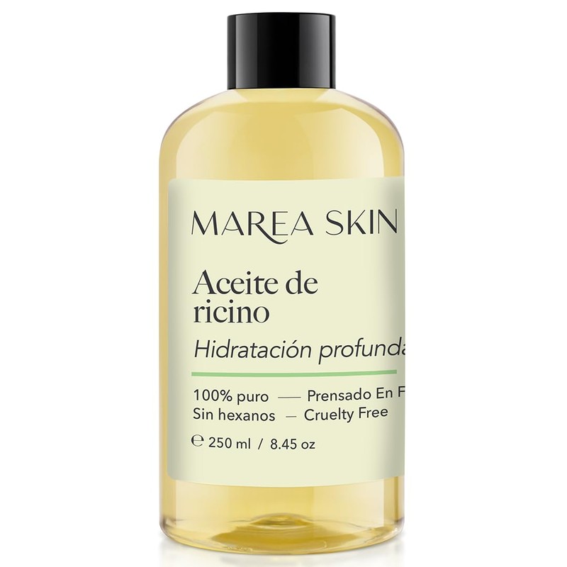 Aceite de Ricino 100 Puro Castor Oil Cold Pressed, 250