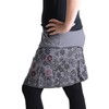 Vishes - Alternative Clothing - Printed and Embroidered Cotton Skirt