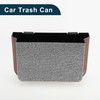 TUCKBOLD Car Trash Can Portable Front Seats Trash Bin White