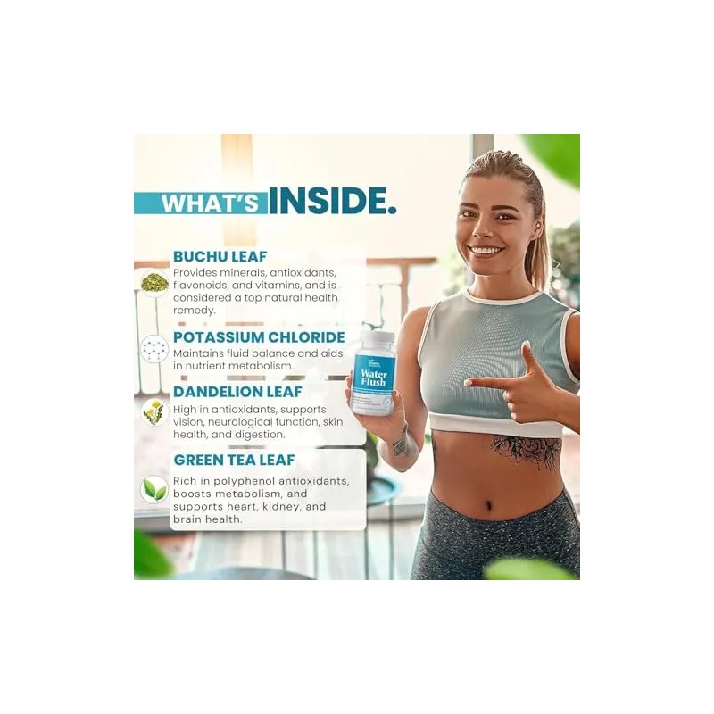 Dr Vitamin Solutions Water Flush Diuretic Pills – Natural Debloating